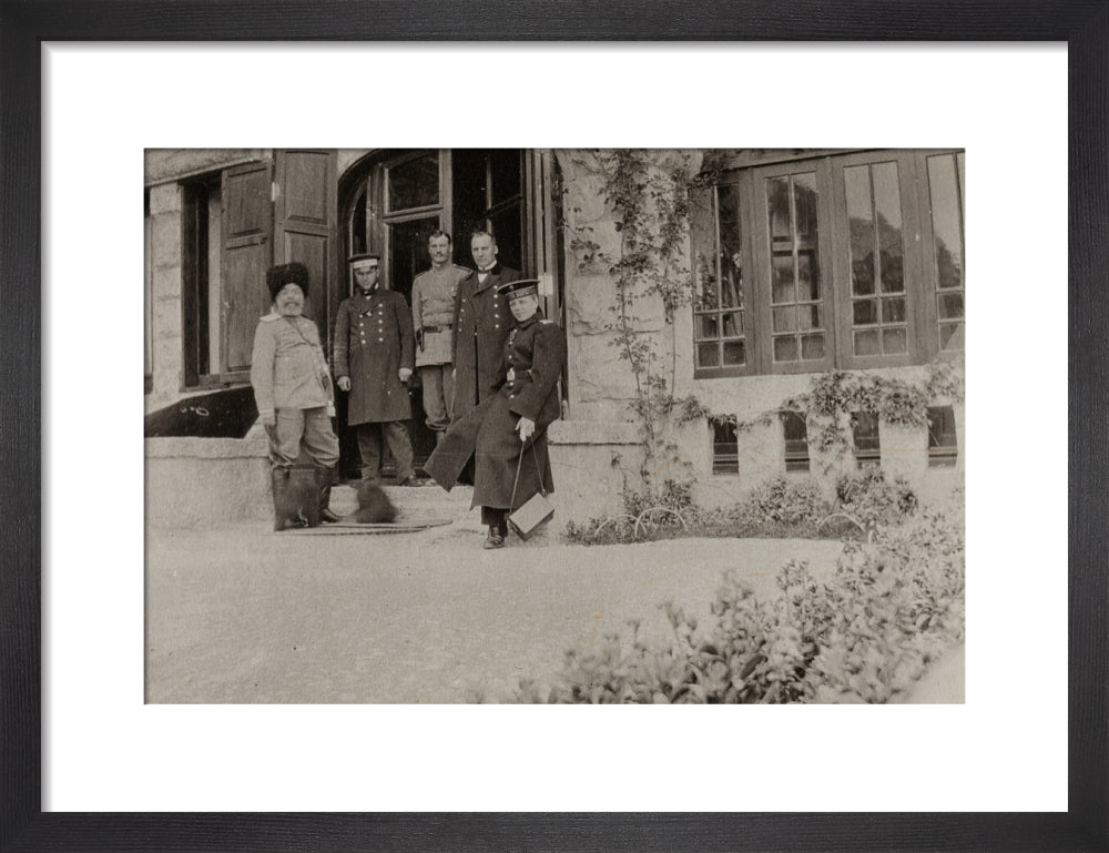 Entrance to Prince Alexanders Palace. art print small black Art Print - Science Museum Shop