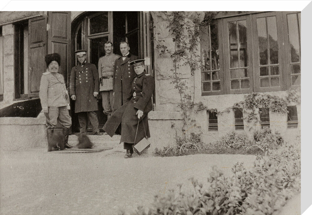 Entrance to Prince Alexanders Palace. stretched canvas large none Art Print - Science Museum Shop