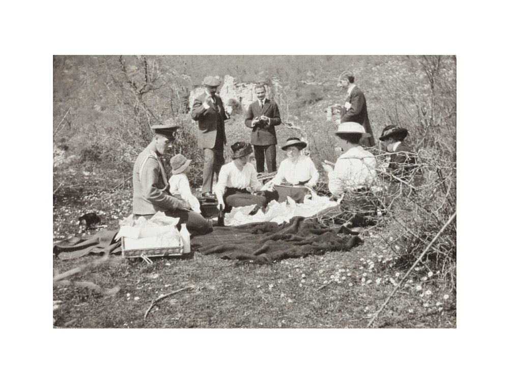 A picnic at the river Bzib about 40 versts from Gagra art print extra large none Art Print - Science Museum Shop