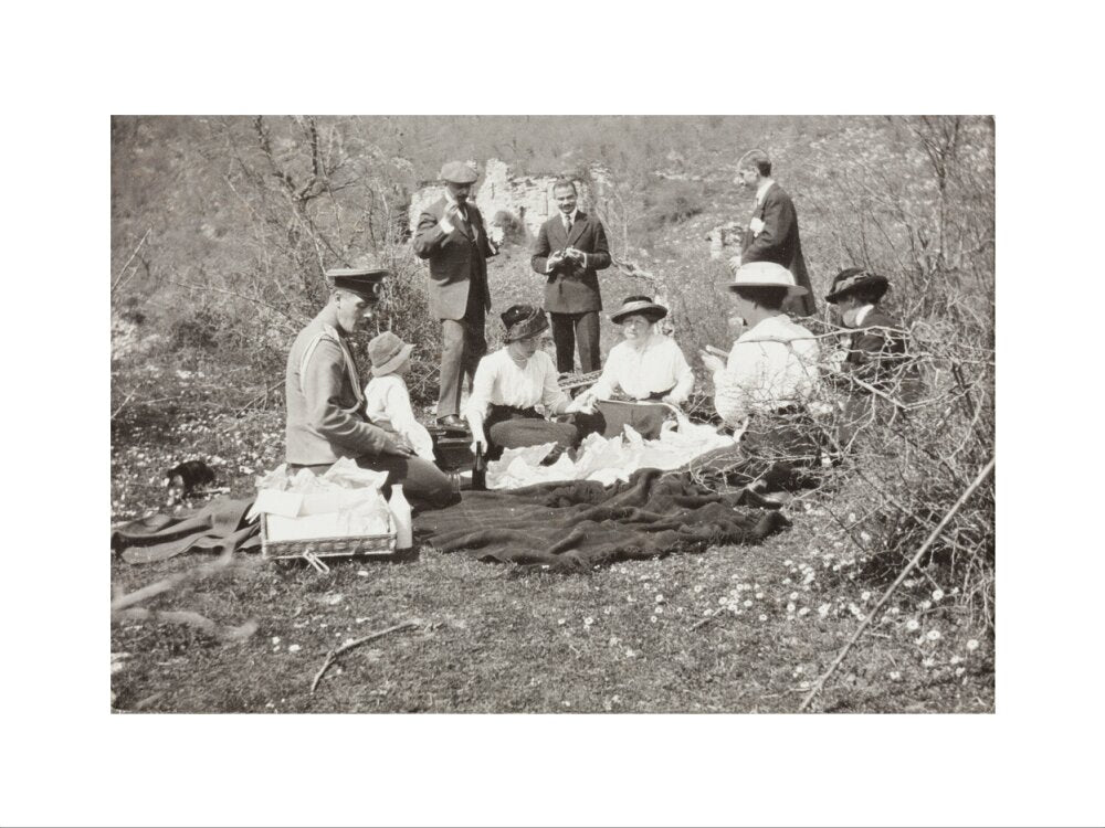 A picnic at the river Bzib about 40 versts from Gagra art print small none Art Print - Science Museum Shop