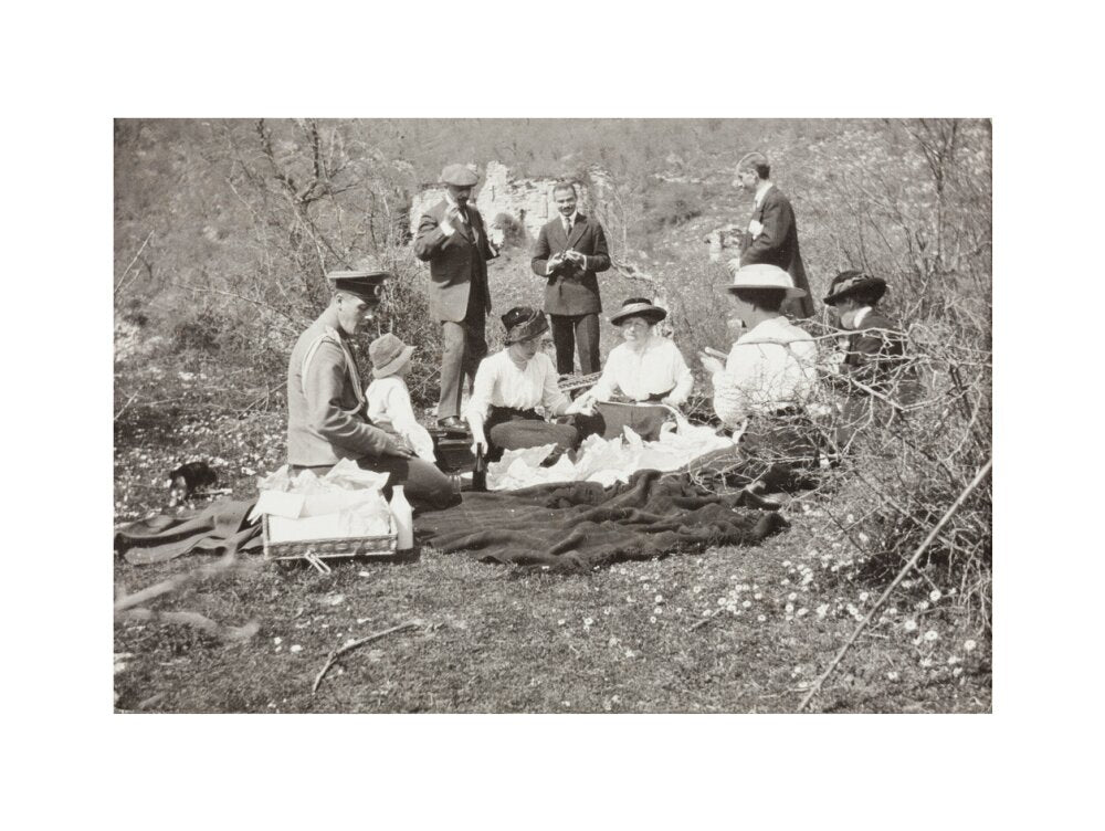 A picnic at the river Bzib about 40 versts from Gagra art print large none Art Print - Science Museum Shop