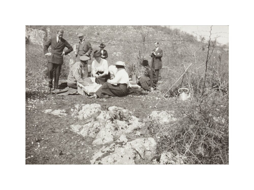 A picnic at the river Bzib about 40 versts from Gagra art print small none Art Print - Science Museum Shop