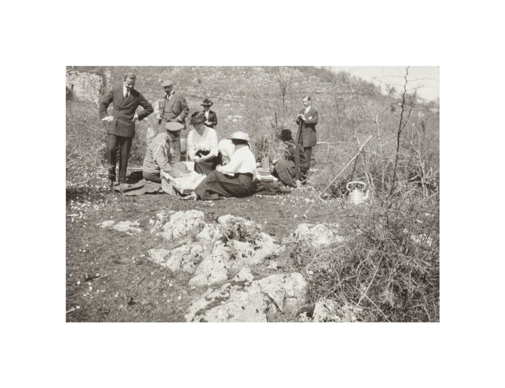 A picnic at the river Bzib about 40 versts from Gagra unstretched canvas small none Art Print - Science Museum Shop