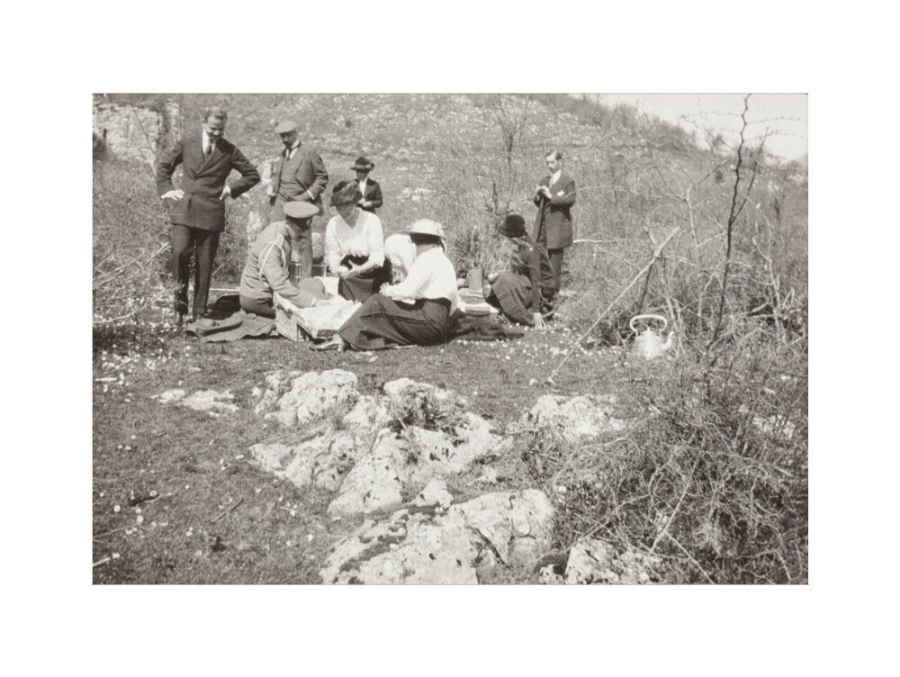 A picnic at the river Bzib about 40 versts from Gagra art print large none Art Print - Science Museum Shop