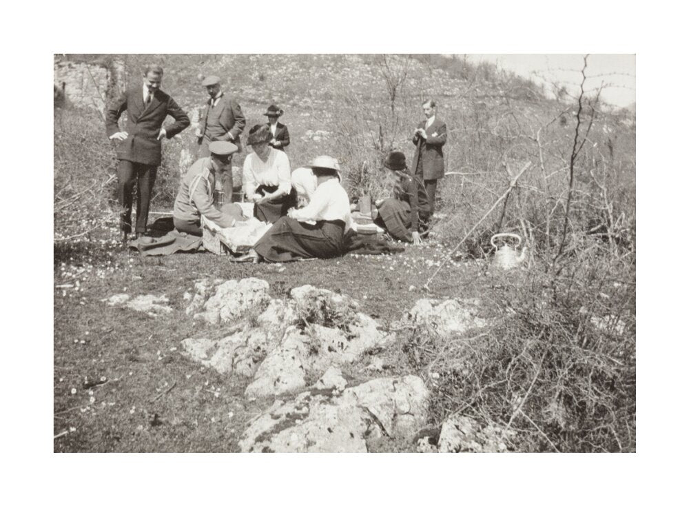 A picnic at the river Bzib about 40 versts from Gagra unstretched canvas large none Art Print - Science Museum Shop