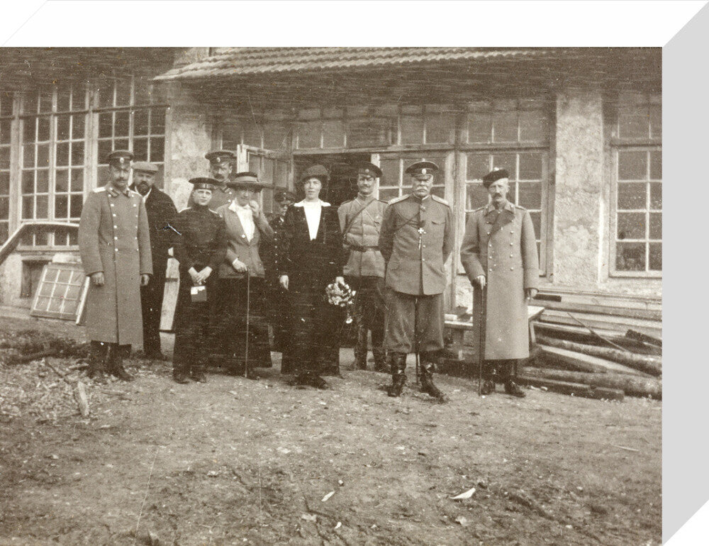 A snapshot photograph album of the Russian Imperial Royal Family. stretched canvas small none Art Print - Science Museum Shop