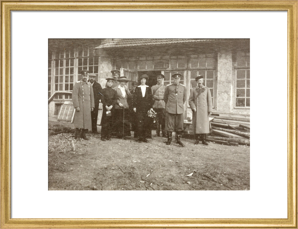 A snapshot photograph album of the Russian Imperial Royal Family. art print medium gold Art Print - Science Museum Shop