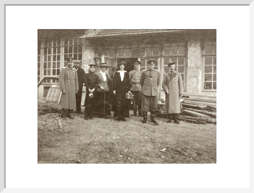 A snapshot photograph album of the Russian Imperial Royal Family. art print large white Art Print - Science Museum Shop