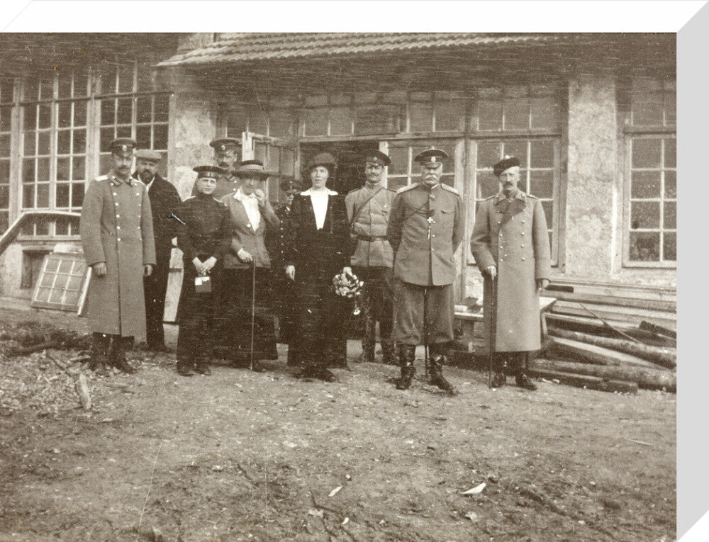 A snapshot photograph album of the Russian Imperial Royal Family. stretched canvas medium none Art Print - Science Museum Shop