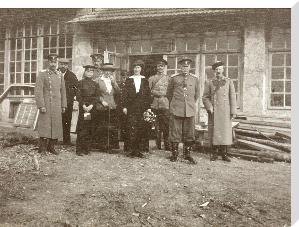 A snapshot photograph album of the Russian Imperial Royal Family. stretched canvas extra large none Art Print - Science Museum Shop