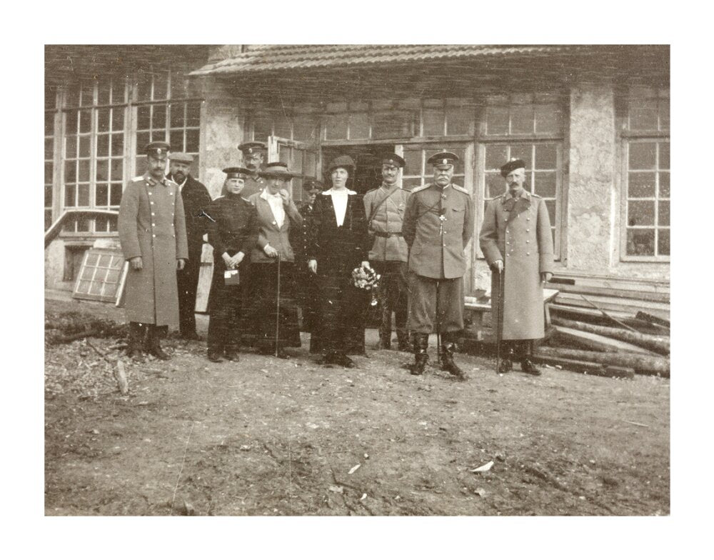 A snapshot photograph album of the Russian Imperial Royal Family. unstretched canvas extra large none Art Print - Science Museum Shop