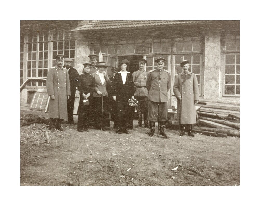 A snapshot photograph album of the Russian Imperial Royal Family. unstretched canvas large none Art Print - Science Museum Shop