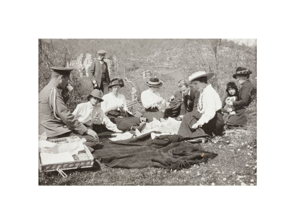 A Picnic at the River Bzib about 40 versts from Gagra unstretched canvas small none Art Print - Science Museum Shop