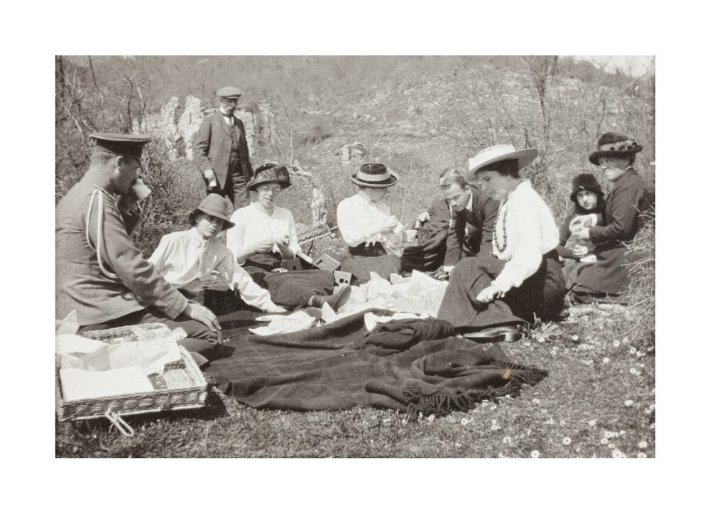 A Picnic at the River Bzib about 40 versts from Gagra unstretched canvas large none Art Print - Science Museum Shop