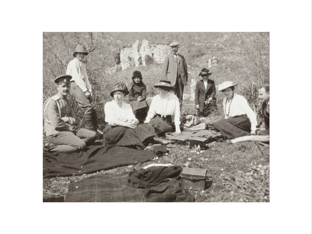 A picnic at the river Bzib about 40 versts from Gagra art print extra large none Art Print - Science Museum Shop