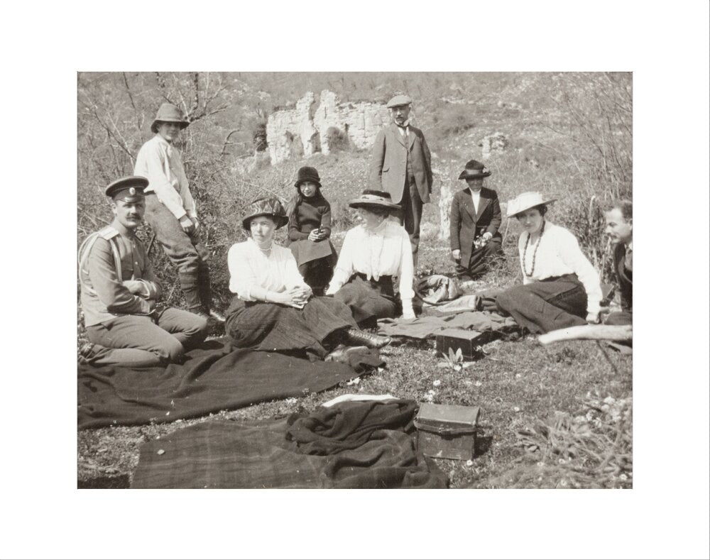 A picnic at the river Bzib about 40 versts from Gagra art print extra small none Art Print - Science Museum Shop