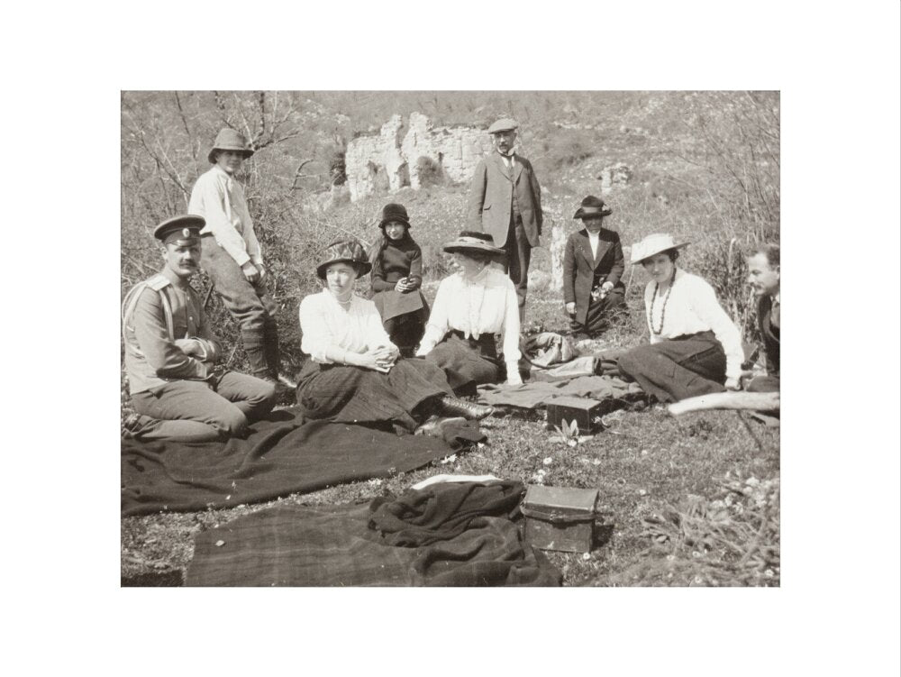 A picnic at the river Bzib about 40 versts from Gagra art print large none Art Print - Science Museum Shop