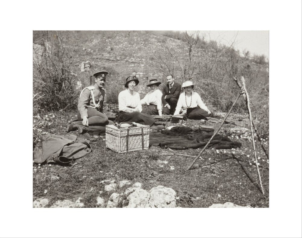 A picnic at the river Bzib about 40 versts from Gagra. art print extra small none Art Print - Science Museum Shop