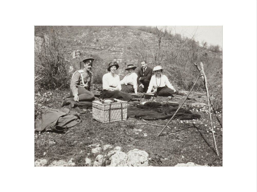 A picnic at the river Bzib about 40 versts from Gagra. art print small none Art Print - Science Museum Shop