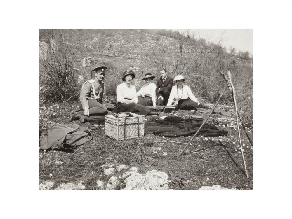 A picnic at the river Bzib about 40 versts from Gagra. art print large none Art Print - Science Museum Shop