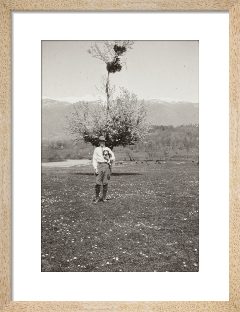 On the Banks of the Black River, about 80 versts from Gagra; Nikita with Mart. art print small natural Art Print - Science Museum Shop