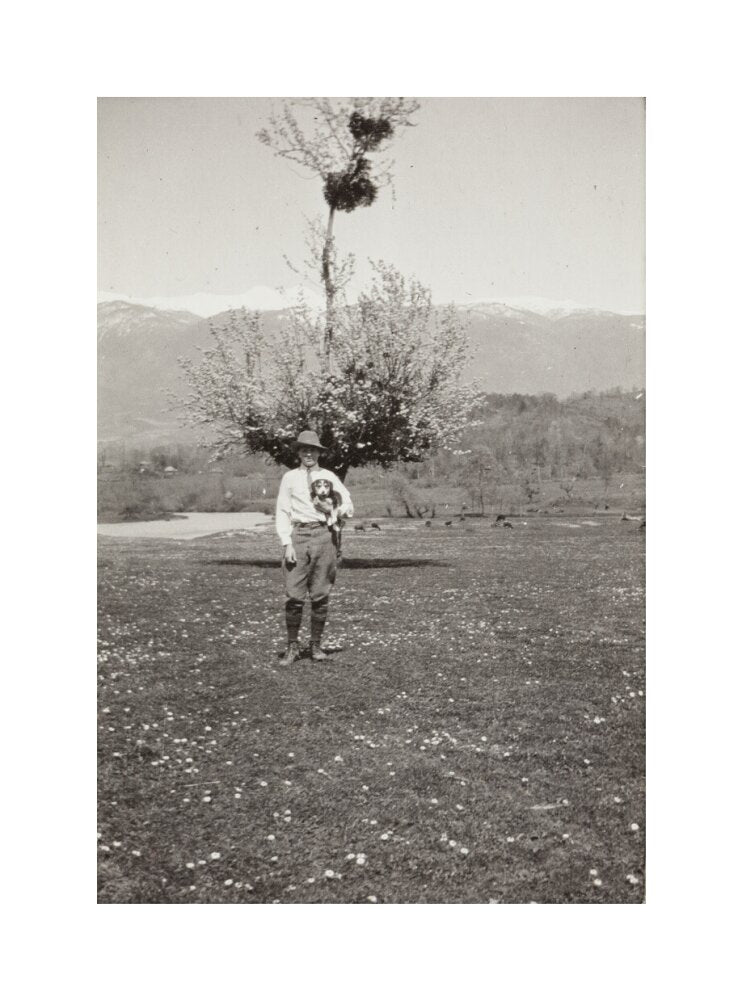 On the Banks of the Black River, about 80 versts from Gagra; Nikita with Mart. unstretched canvas medium none Art Print - Science Museum Shop