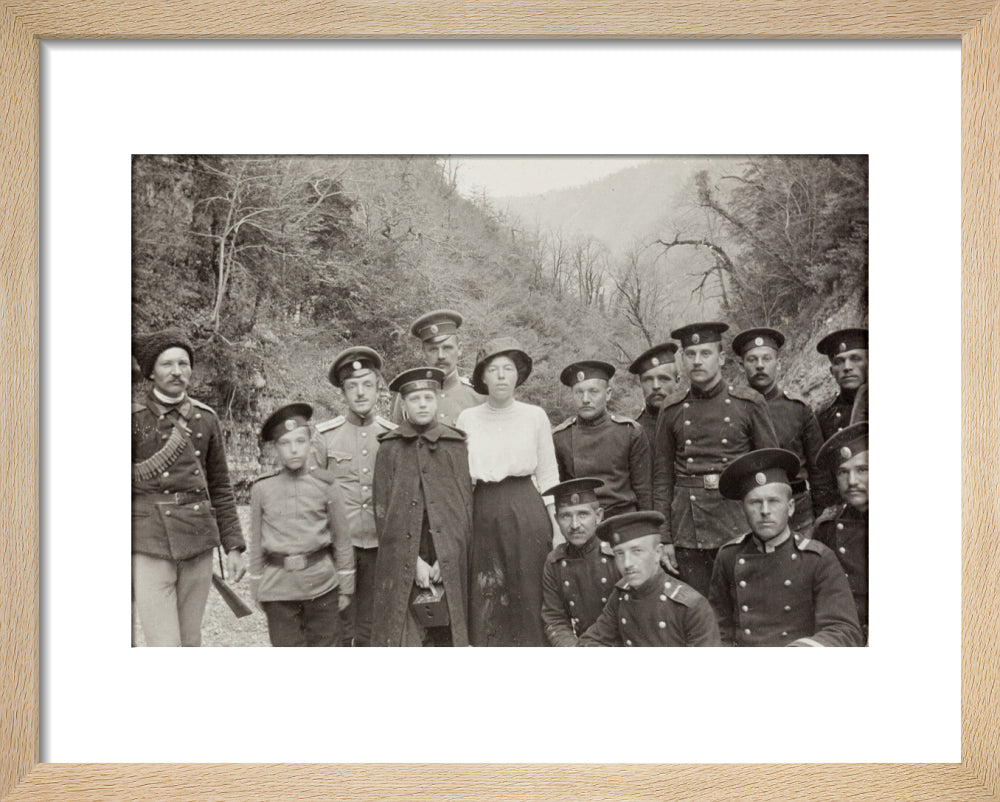 On Expedition to see a Landslip in the Mountains. art print extra small natural Art Print - Science Museum Shop