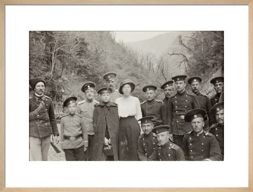 On Expedition to see a Landslip in the Mountains. art print large natural Art Print - Science Museum Shop