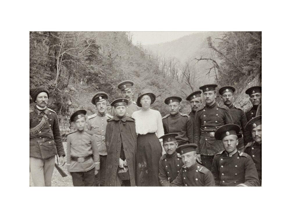 On Expedition to see a Landslip in the Mountains. art print medium none Art Print - Science Museum Shop