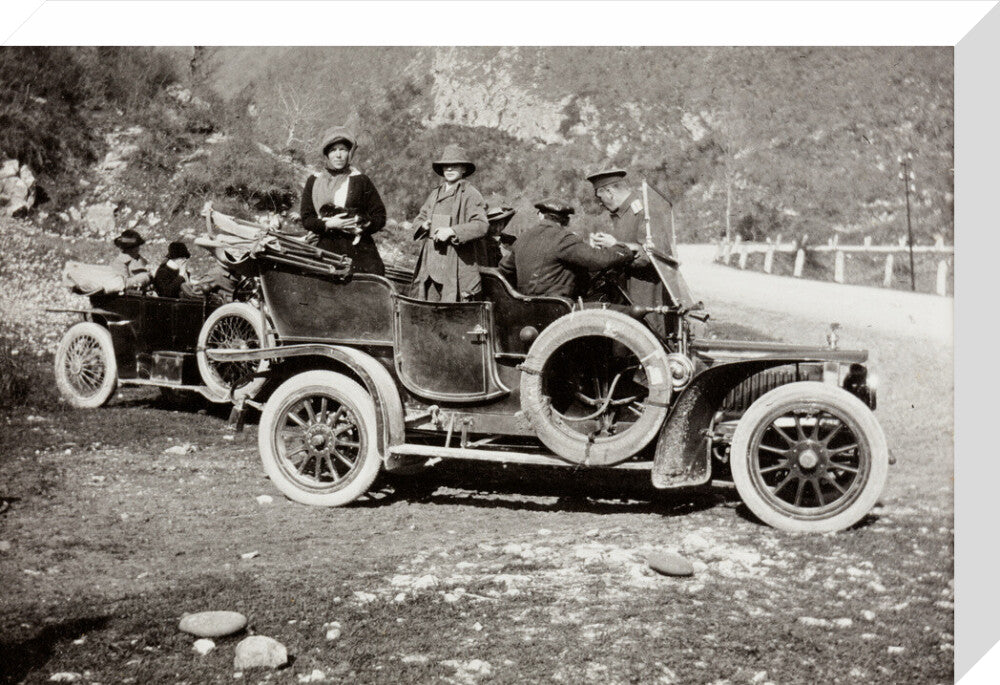 A picnic at the river Bzib about 40 versts from Gagra stretched canvas medium none Art Print - Science Museum Shop