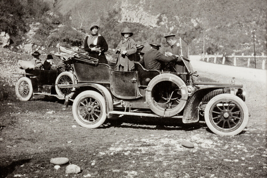 A picnic at the river Bzib about 40 versts from Gagra Art Print - Science Museum Shop