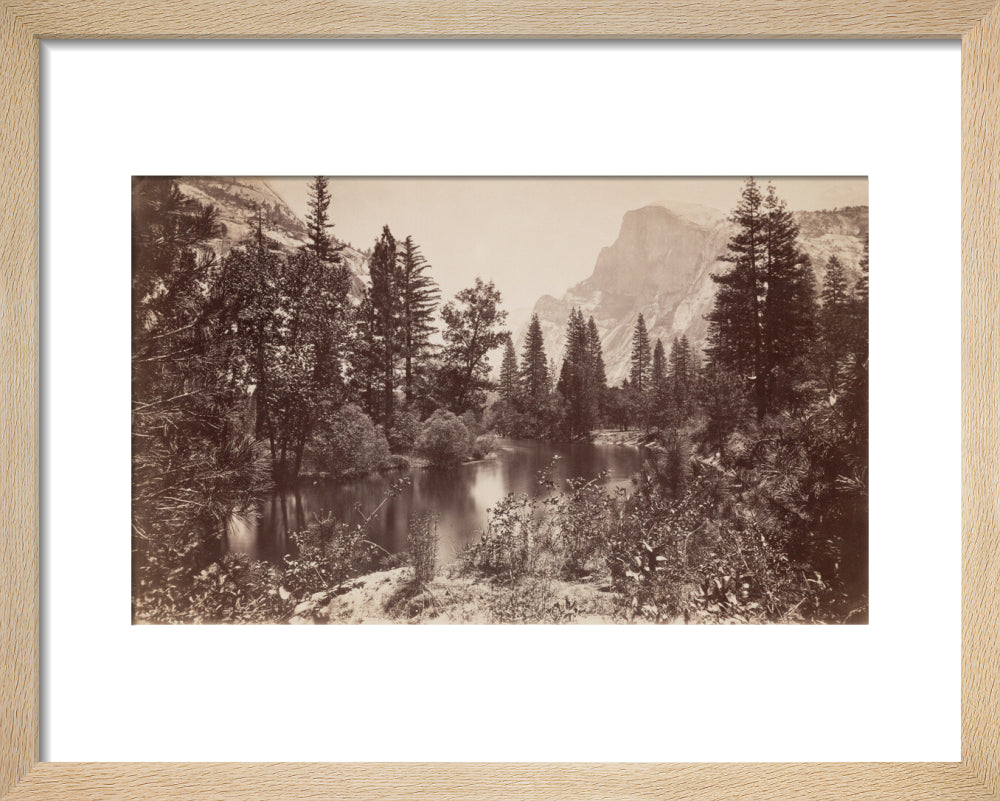 The Half Dome, Yosemite, California, USA, c 1850-1900. art print extra small natural Art Print - Science Museum Shop