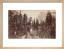 The Half Dome, Yosemite, California, USA, c 1850-1900. art print small natural Art Print - Science Museum Shop