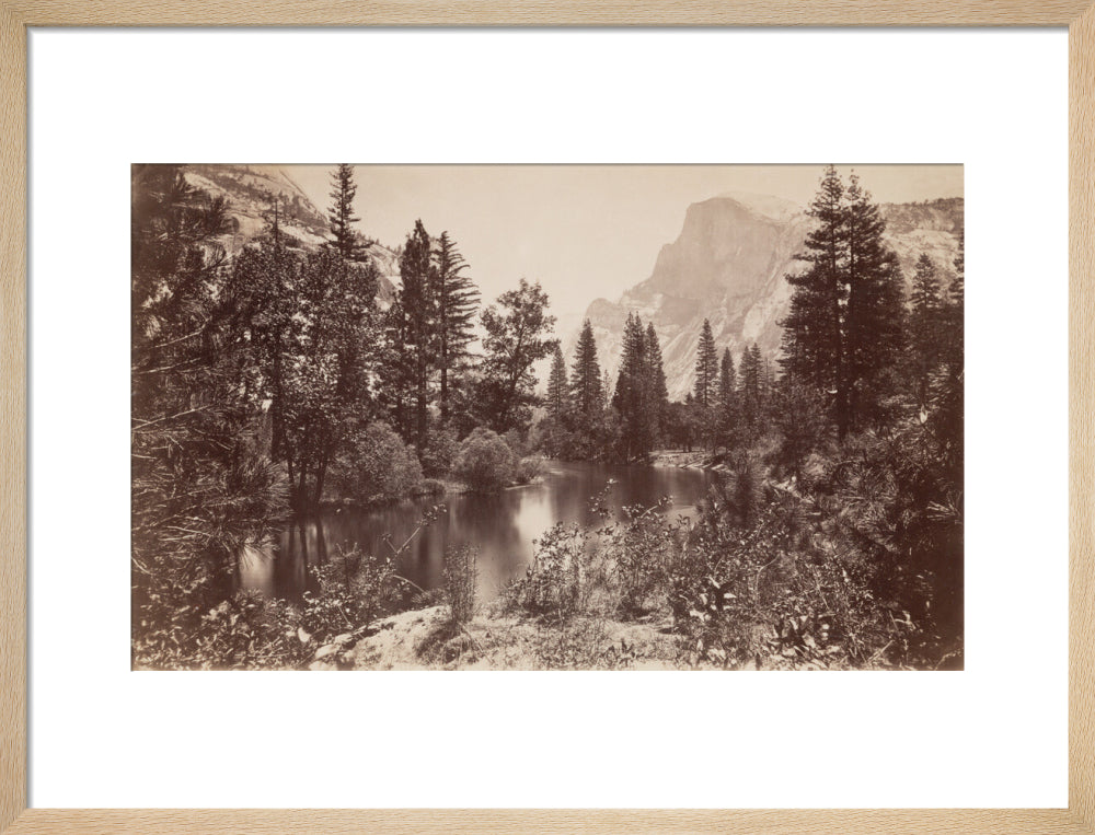 The Half Dome, Yosemite, California, USA, c 1850-1900. art print medium natural Art Print - Science Museum Shop