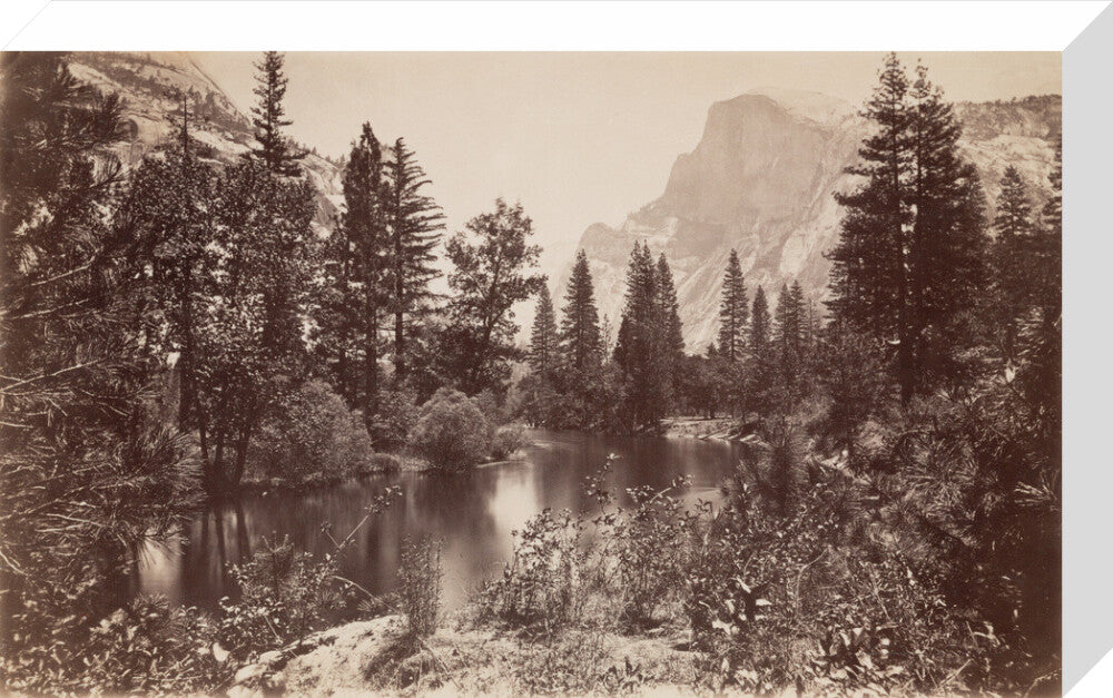 The Half Dome, Yosemite, California, USA, c 1850-1900. stretched canvas medium none Art Print - Science Museum Shop