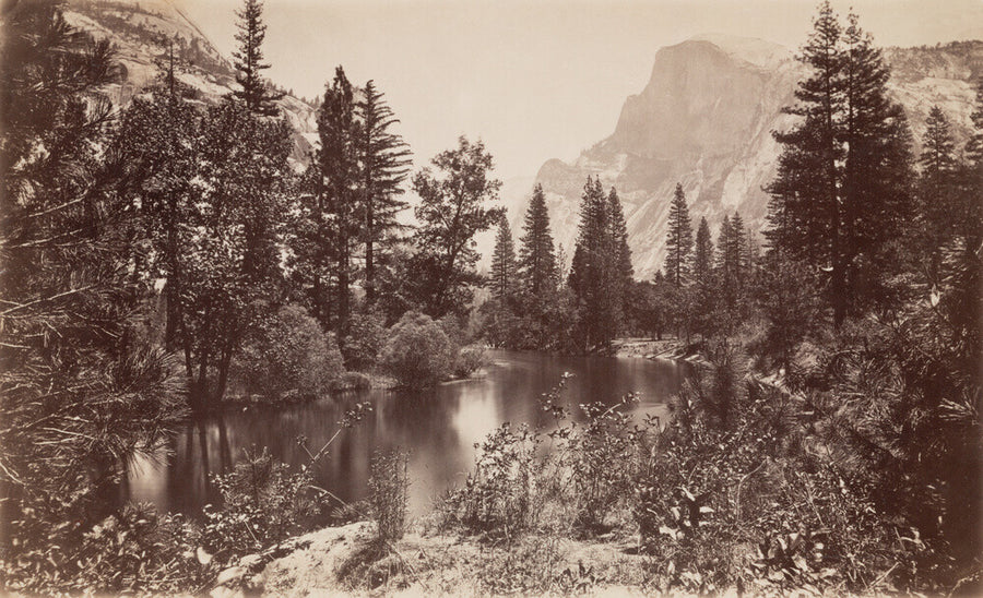 The Half Dome, Yosemite, California, USA, c 1850-1900. Art Print - Science Museum Shop