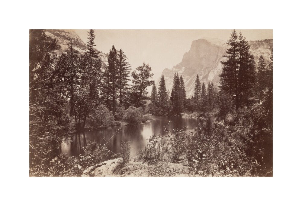 The Half Dome, Yosemite, California, USA, c 1850-1900. unstretched canvas medium none Art Print - Science Museum Shop