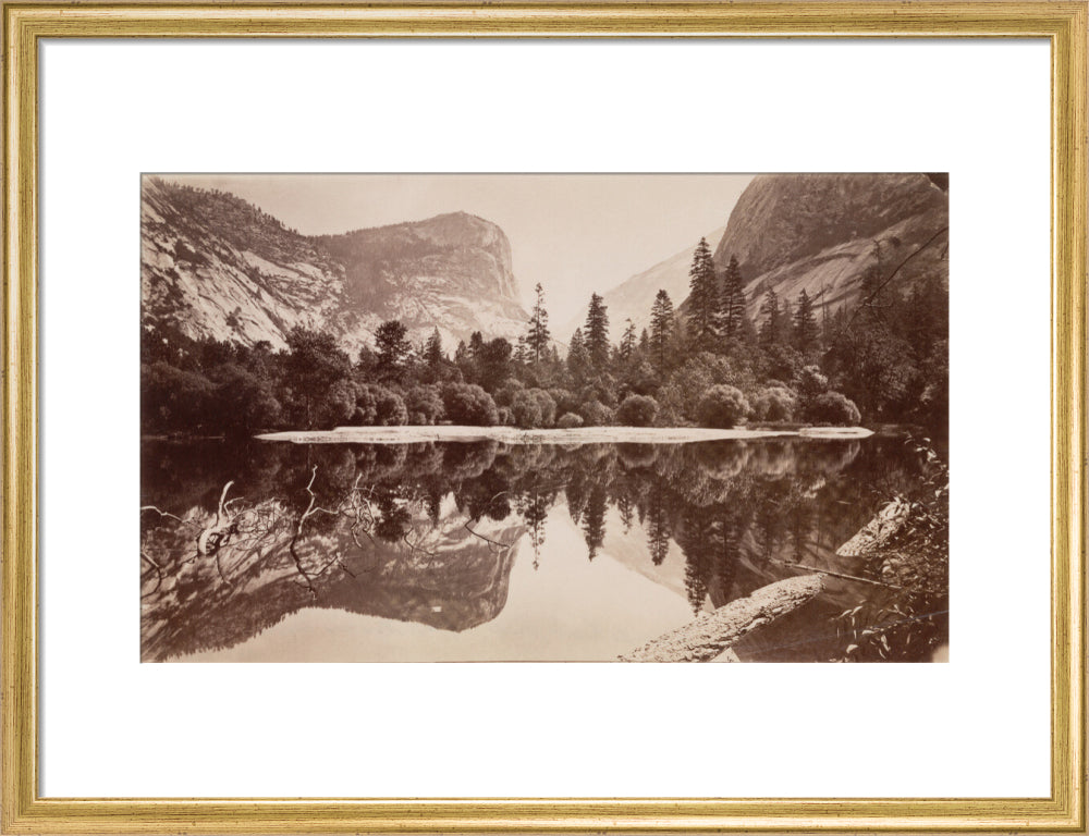 Clouds Rest, Yosemite, California, USA, c 1850-1900. art print medium gold Art Print - Science Museum Shop