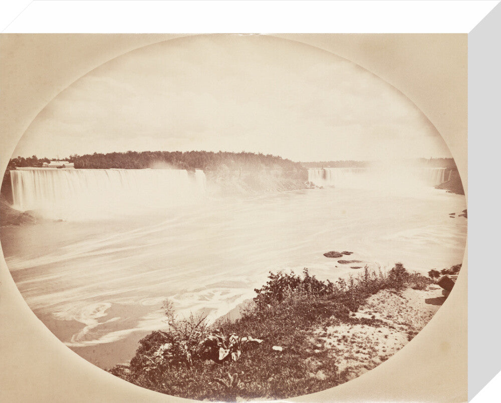 Niagara Falls from the Canadian side, c 1850-1900. stretched canvas small none Art Print - Science Museum Shop