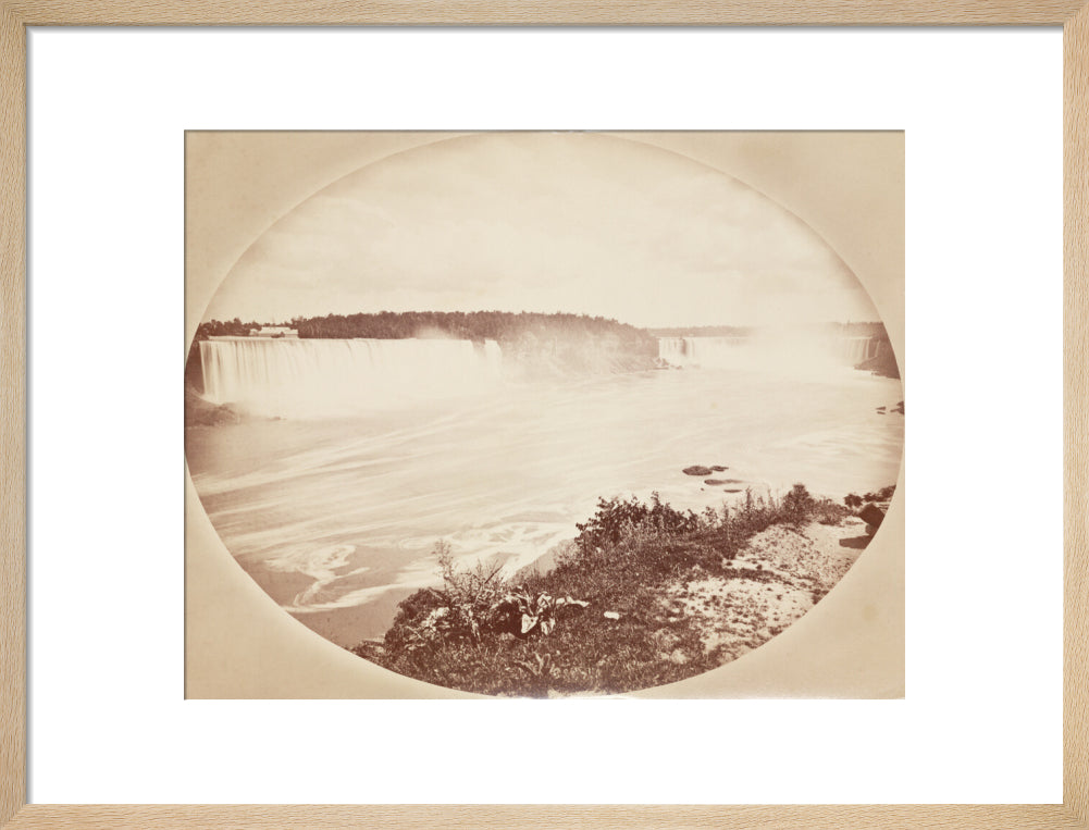 Niagara Falls from the Canadian side, c 1850-1900. art print medium natural Art Print - Science Museum Shop