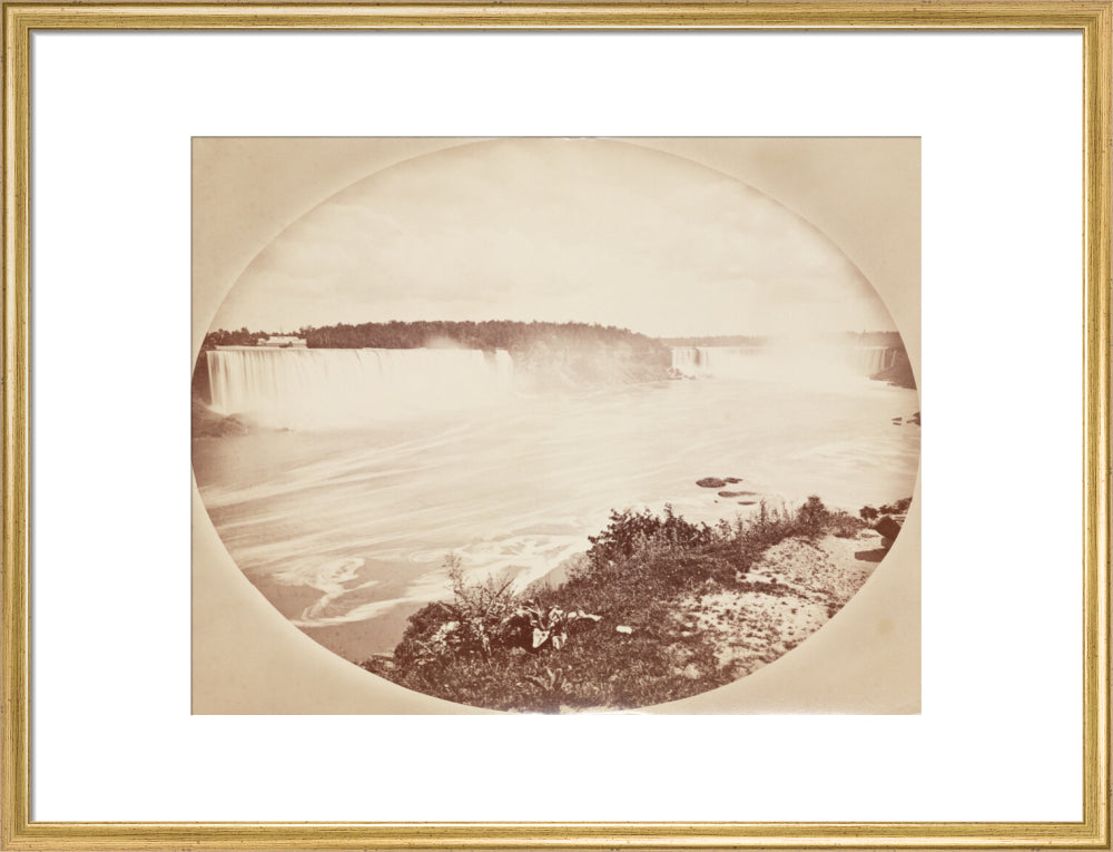 Niagara Falls from the Canadian side, c 1850-1900. art print large gold Art Print - Science Museum Shop