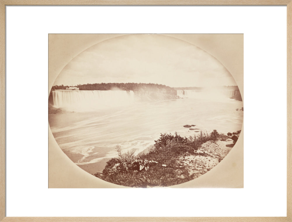 Niagara Falls from the Canadian side, c 1850-1900. art print large natural Art Print - Science Museum Shop