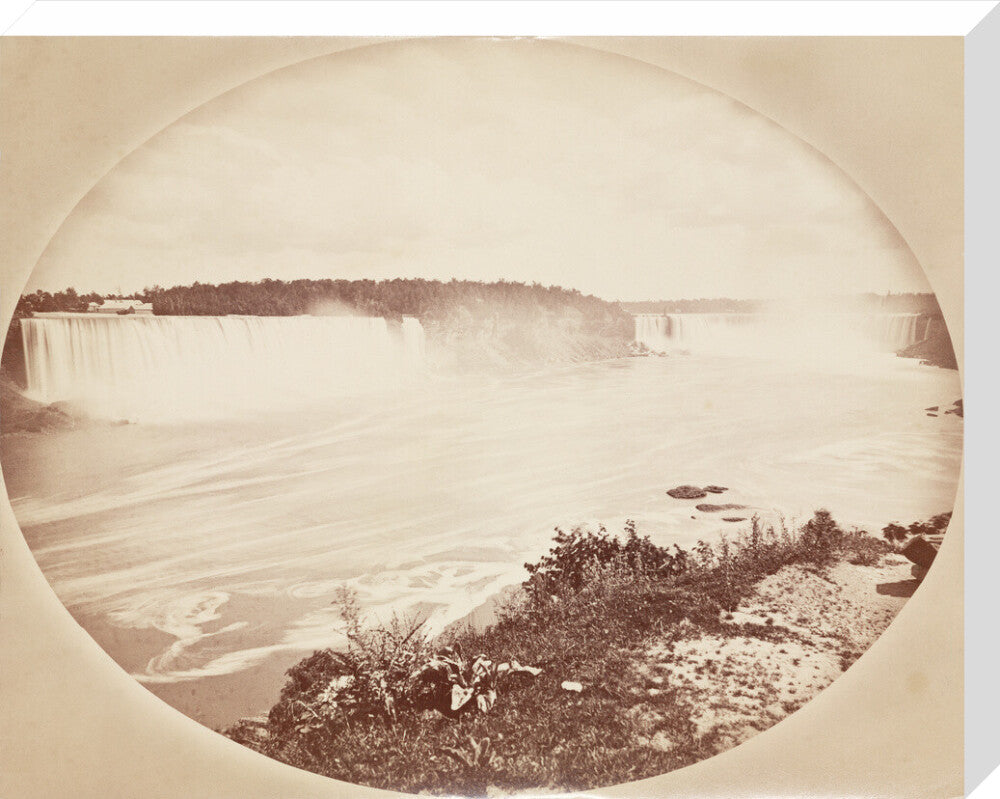 Niagara Falls from the Canadian side, c 1850-1900. stretched canvas large none Art Print - Science Museum Shop