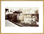 Funicular train at Rigi-First station, Switzerland, about 1912 art print extra large gold Art Print - Science Museum Shop