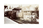 Funicular train at Rigi-First station, Switzerland, about 1912 unstretched canvas medium none Art Print - Science Museum Shop