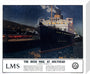 'The Irish Mail at Holyhead', c 1925. stretched canvas medium none Art Print - Science Museum Shop