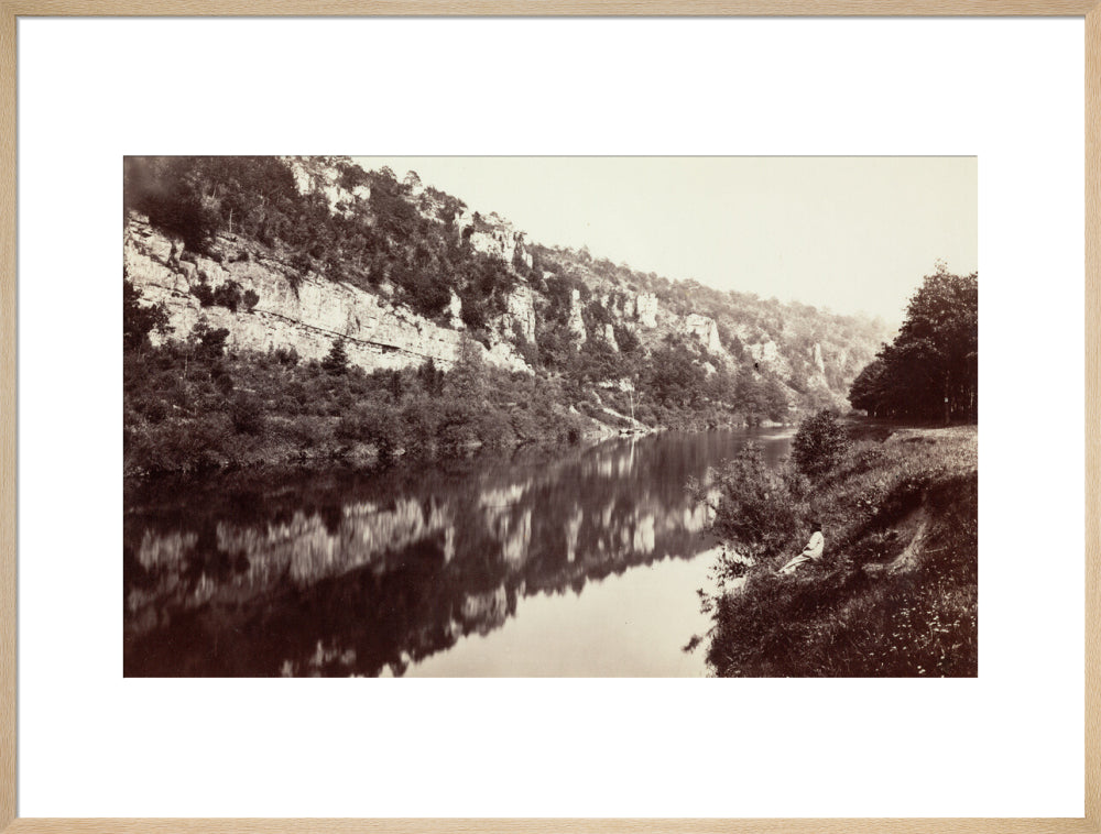 The River Wye, near Chepstow, Monmouthshire, Wales, c 1850-1900. art print extra large natural Art Print - Science Museum Shop