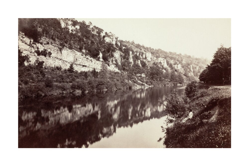 The River Wye, near Chepstow, Monmouthshire, Wales, c 1850-1900. unstretched canvas large none Art Print - Science Museum Shop