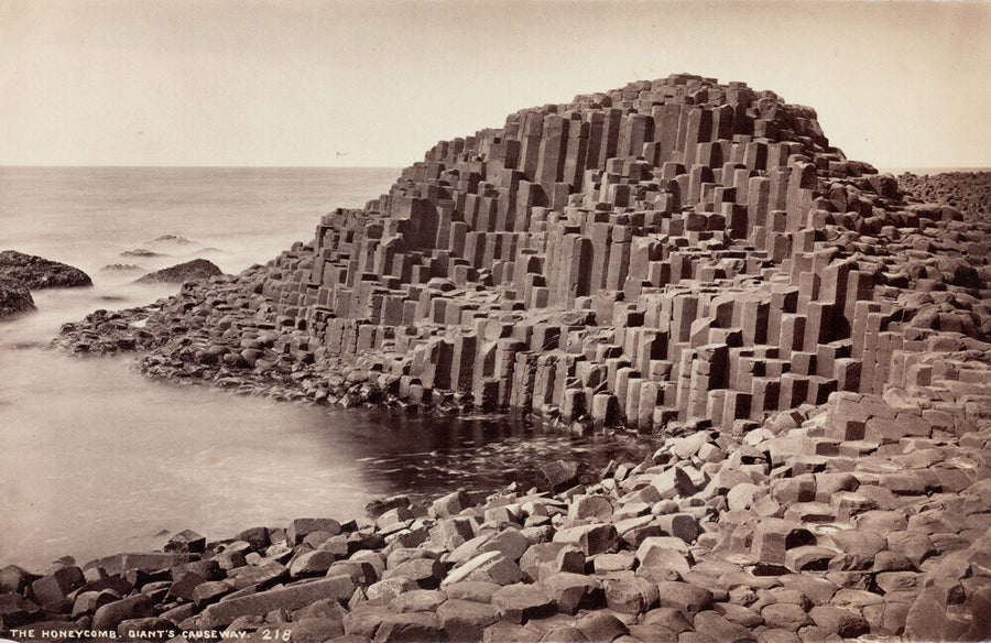 'The Honeycomb, Giant's Causeway', Northern Ireland, c 1850-1900. Art Print - Science Museum Shop