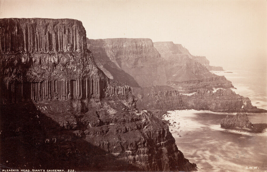'Pleaskin Head, Giant's Causeway', Northern Ireland, c 1850-1900. Art Print - Science Museum Shop